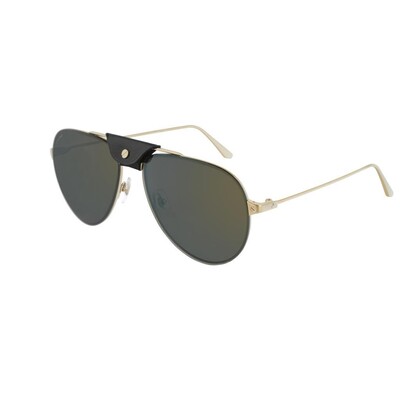 CARTIER CT 0166S 002 60 00 Unisex Güneş Gözlüğü - 1