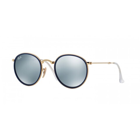 Ray-Ban RB 3517 001/30 48 Round Metal Unisex Güneş Gözlüğü - 2