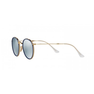 Ray-Ban RB 3517 001/30 48 Round Metal Unisex Güneş Gözlüğü - 3