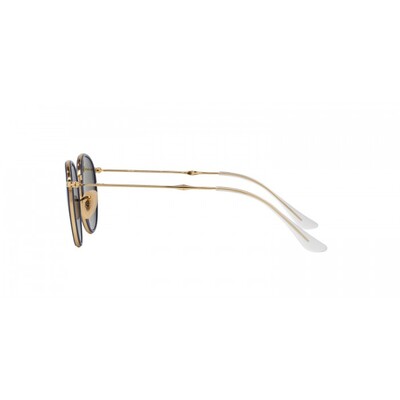 Ray-Ban RB 3517 001/30 48 Round Metal Unisex Güneş Gözlüğü - 4