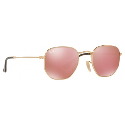 Ray-Ban RB 3548N 001/Z2 51 Hexagonal Unisex Güneş Gözlüğü - 3