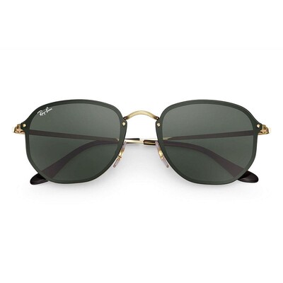 Ray-Ban RB 3579N 001/71 58 Blaze Hexagonal Unisex Güneş Gözlüğü - 3