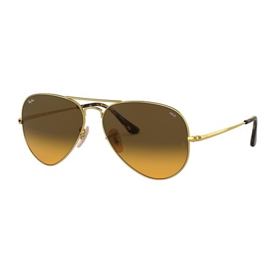 Ray-Ban RB 3689 9150AC 58 AVIATOR METAL II Unisex Güneş Gözlüğü - 1