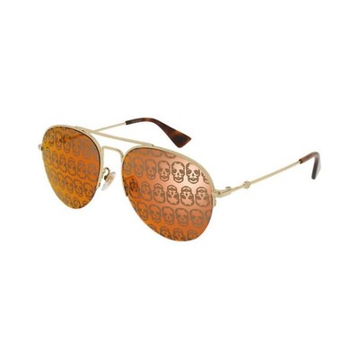 Gucci GG 0107S 002 56 17 Unisex Güneş Gözlüğü - 1
