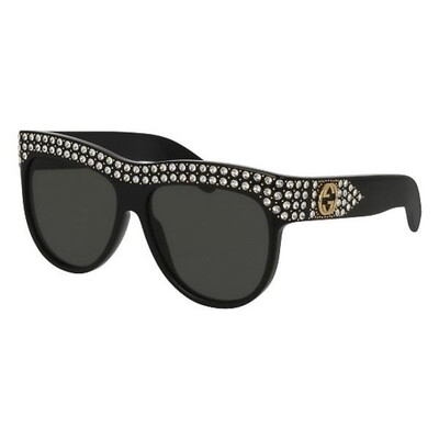 Gucci GG 0147S 001 56 14 Kadın Güneş Gözlüğü - 1