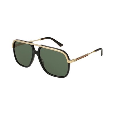 GUCCI Gucci GG 0200S 001 57 14 Unisex Güneş Gözlüğü  - 1
