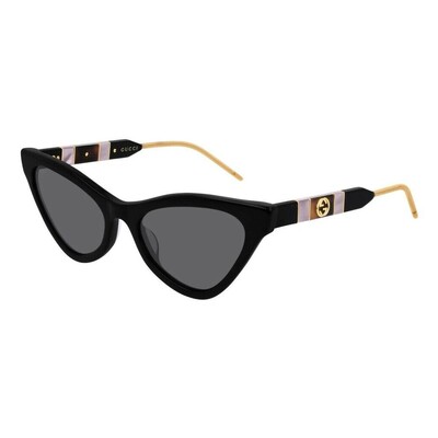 GUCCI GG 0597S 001 55 20 145 Kadın Güneş Gözlüğü - 1