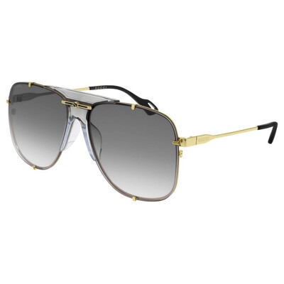 GUCCI GG 0739SA 001 63 Unisex Güneş Gözlüğü - 1