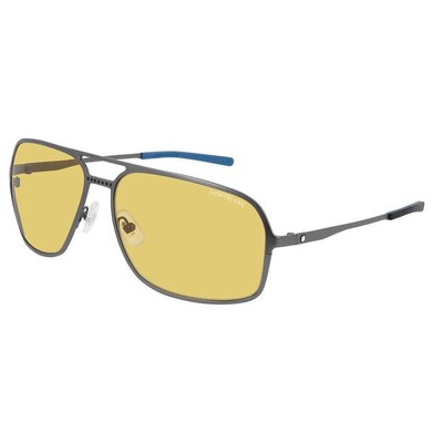 Mont Blanc MB 0104S 004 62 15 Erkek Güneş Gözlüğü - 1