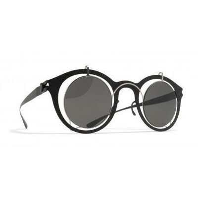 MYKITA BRADFIELD SILVER/BLACK Unisex Güneş Gözlüğü - 1