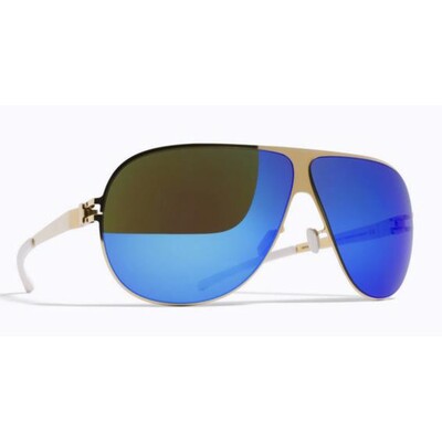 MYKITA HUBERT F9 GOLD/AZURE Erkek Güneş Gözlüğü - 1