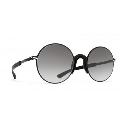 MYKITA IVY MH1 BLACK-PITCH BLACK GRAD Unisex Güneş Gözlüğü - 1
