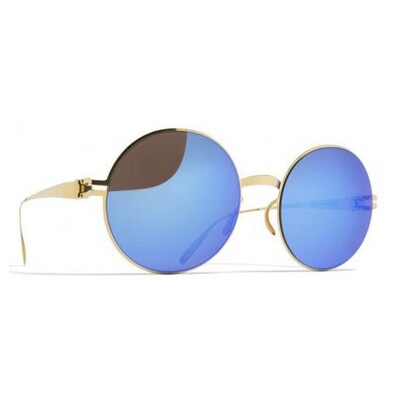 MYKITA JANIS F9 GOLD AZURE Unisex Güneş Gözlüğü - 1