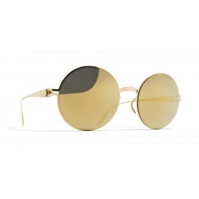 MYKITA JANIS F9 GOLD GOLD Unisex Güneş Gözlüğü - 1