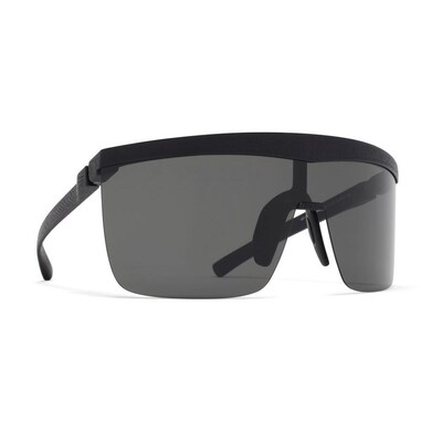 MYKITA TRUST MD1 PITCH BLACK/DGY SLD SHIELD Unisex Güneş Gözlüğü - 1