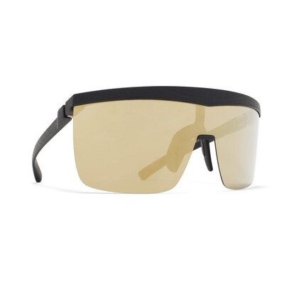 MYKITA MYKITA TRUST MD1 PITCH BLACK/GOLD SHIELD Unisex Güneş Gözlüğü  - 1