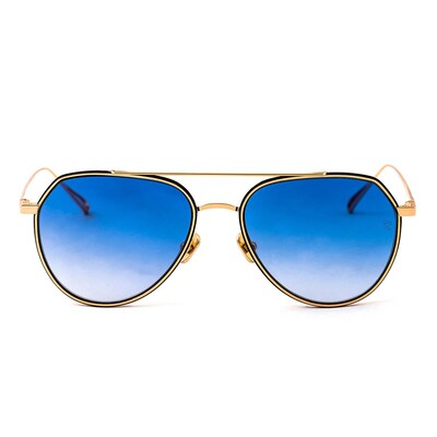 RETRO BLACK GOLD I C02 55 Unisex Güneş Gözlüğü - 2
