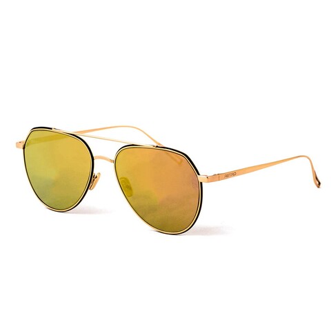 RETRO BLACK GOLD I C05 55 Unisex Güneş Gözlüğü - 1