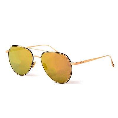 RETRO BLACK GOLD I C05 55 Unisex Güneş Gözlüğü - 1