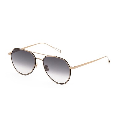 RETRO BLACK GOLD I C06 55 Unisex Güneş Gözlüğü - 1