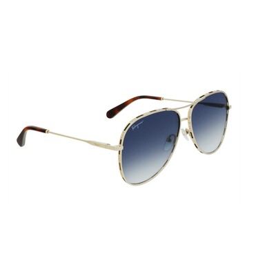 FERRAGAMO Salvatore Ferragamo SF 268S 792 62 Unisex Güneş Gözlüğü  - 3