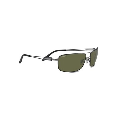 Serengeti GSG 7115 DANTE SHNY GUN/BLK LTHR  Erkek Güneş Gözlüğü - 1