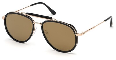 Tom Ford TF 0666 01G 58 Unisex Güneş Gözlüğü - 1