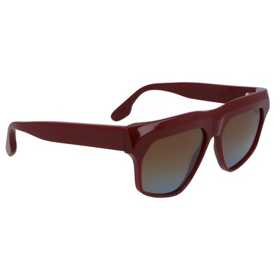 VICTORIA BECKHAM VB 603S 604 56 Köşeli Bordo Kadın Güneş Gözlüğü - 3